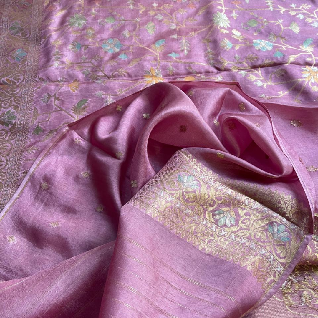 Elegant Munga Crepe Silk Saree with Designer Border