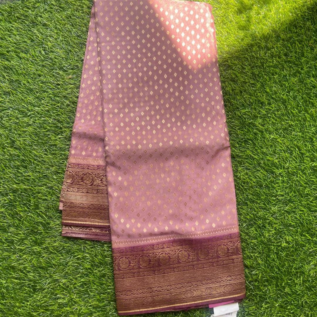 Banarasi Crepe Silk Saree with Rich Zari Work
