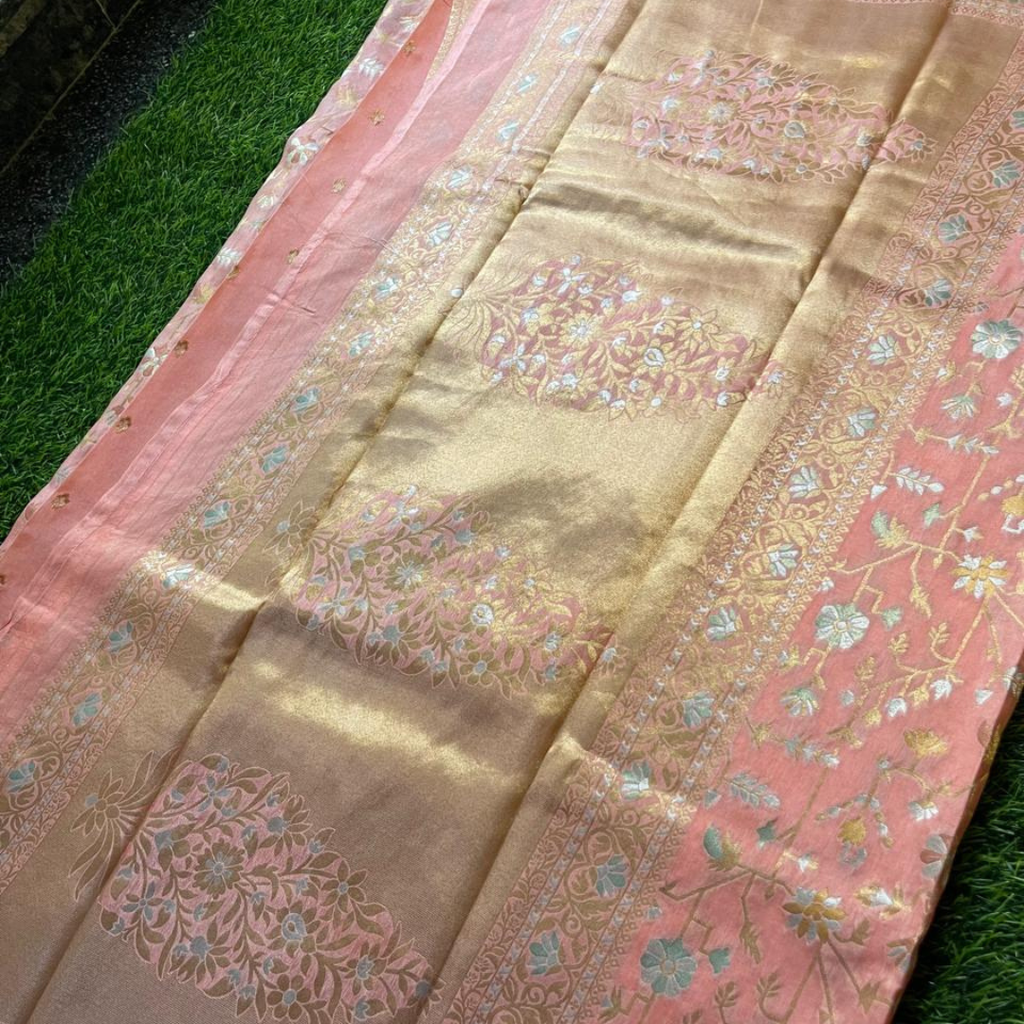 Elegant Munga Crepe Silk Saree with Designer Border