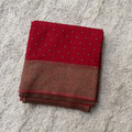 Crape Butta Banarasi Georget Pink With Baby Pink Contrast Colour Saree