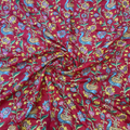 Kalamkari Crape Blouse Material In 1 Meter