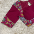 Rani Pink Kalamkari Ready Blouse