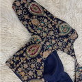 Navi Blue Designer Ready Blouse